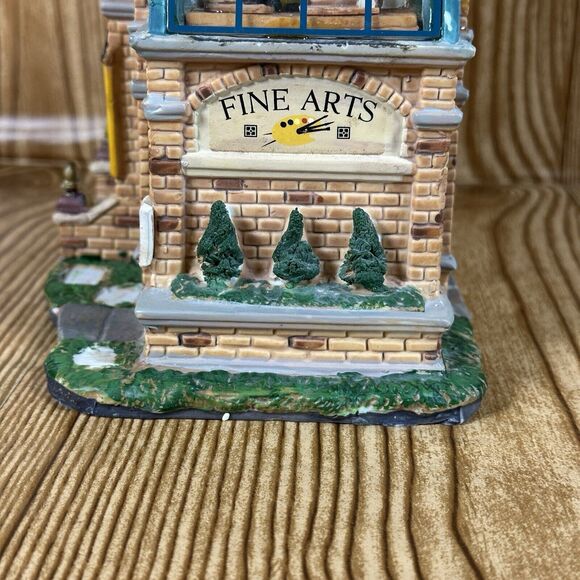 Lemax Village Collection Caddington Village Bradley Academy of Arts Building - Picture 16 of 16